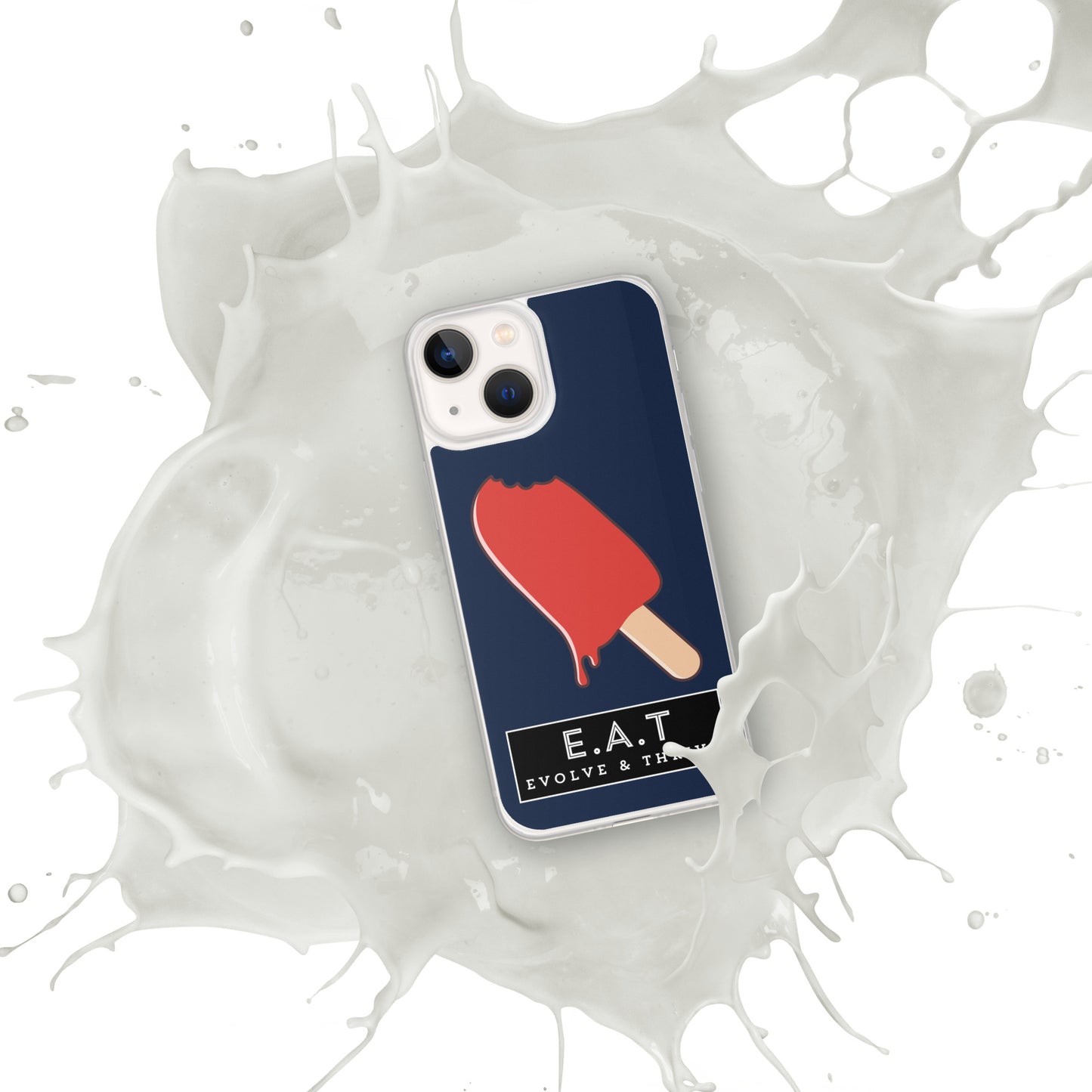 E.A.T Navy Clear Case for iPhone®