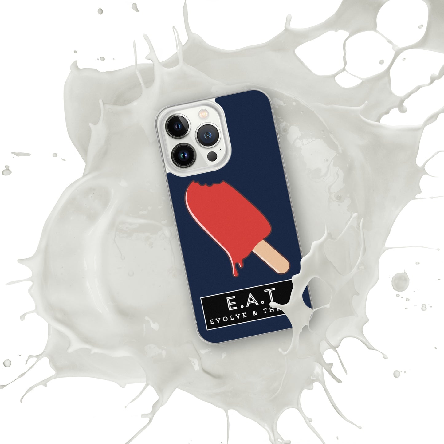 E.A.T Navy Clear Case for iPhone®