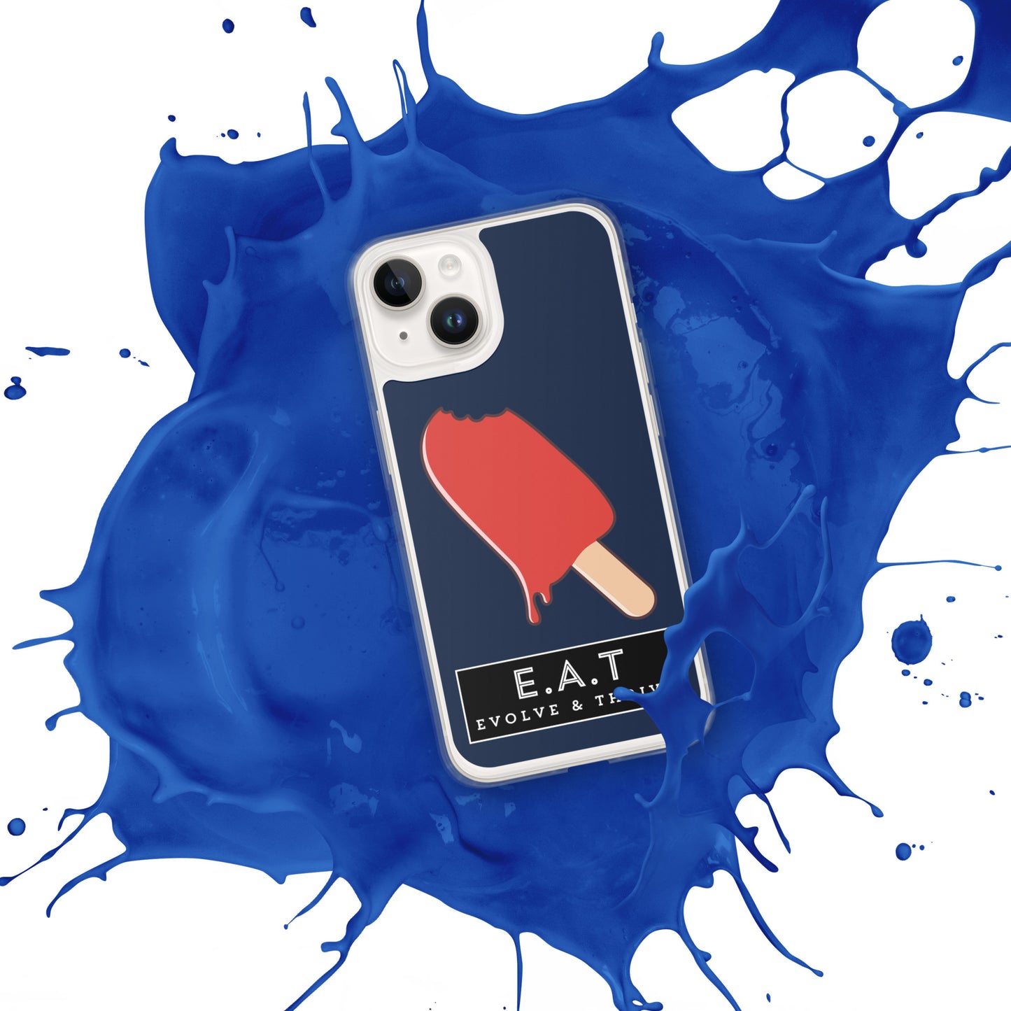 E.A.T Navy Clear Case for iPhone®