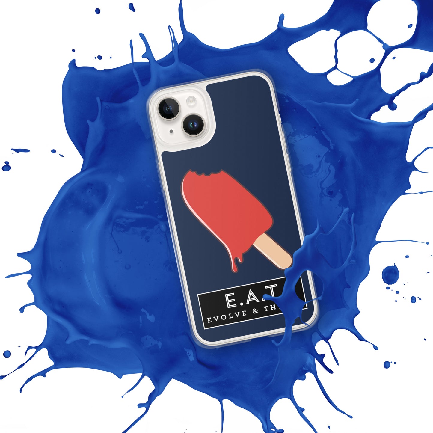 E.A.T Navy Clear Case for iPhone®