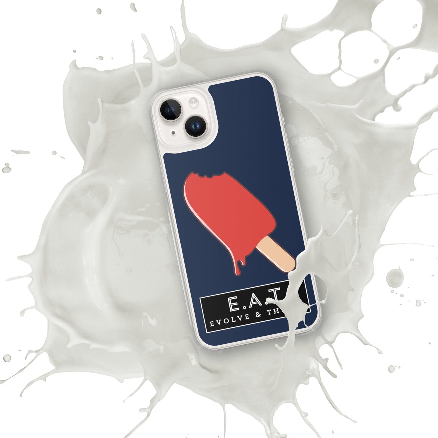 E.A.T Navy Clear Case for iPhone®