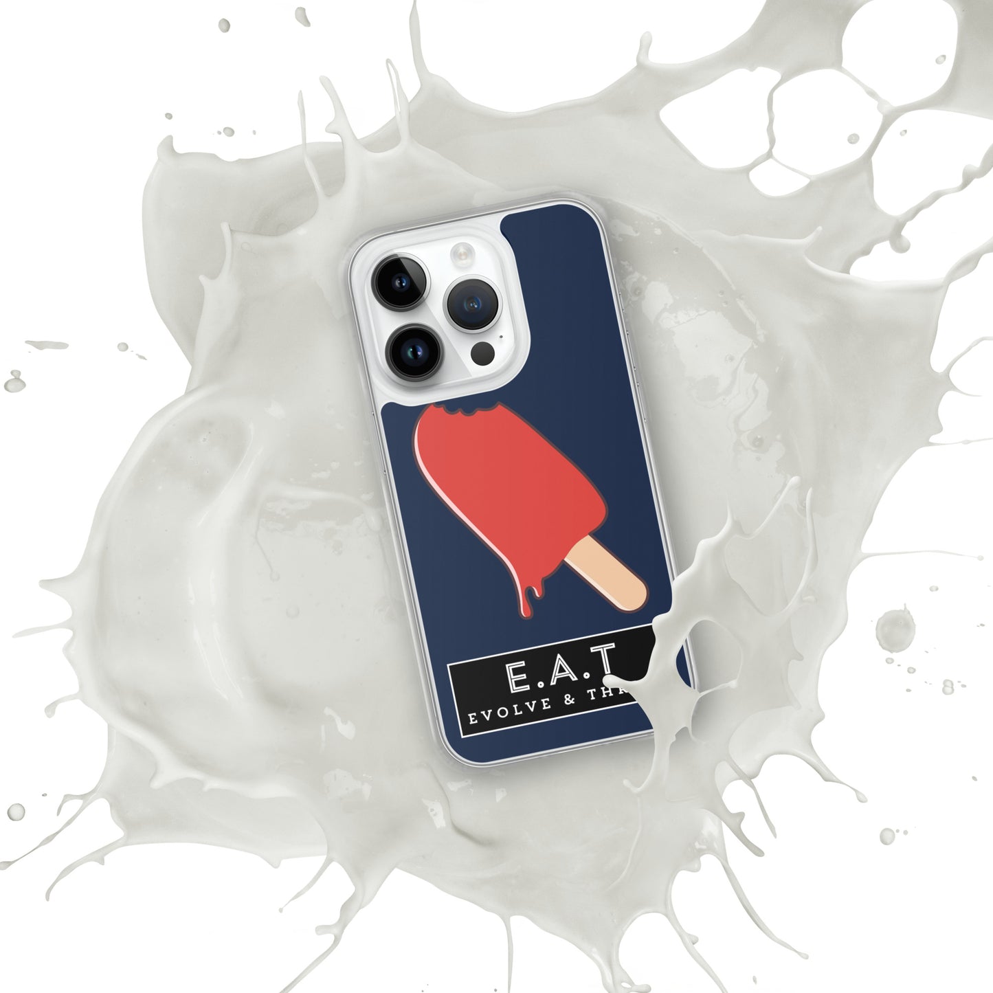 E.A.T Navy Clear Case for iPhone®