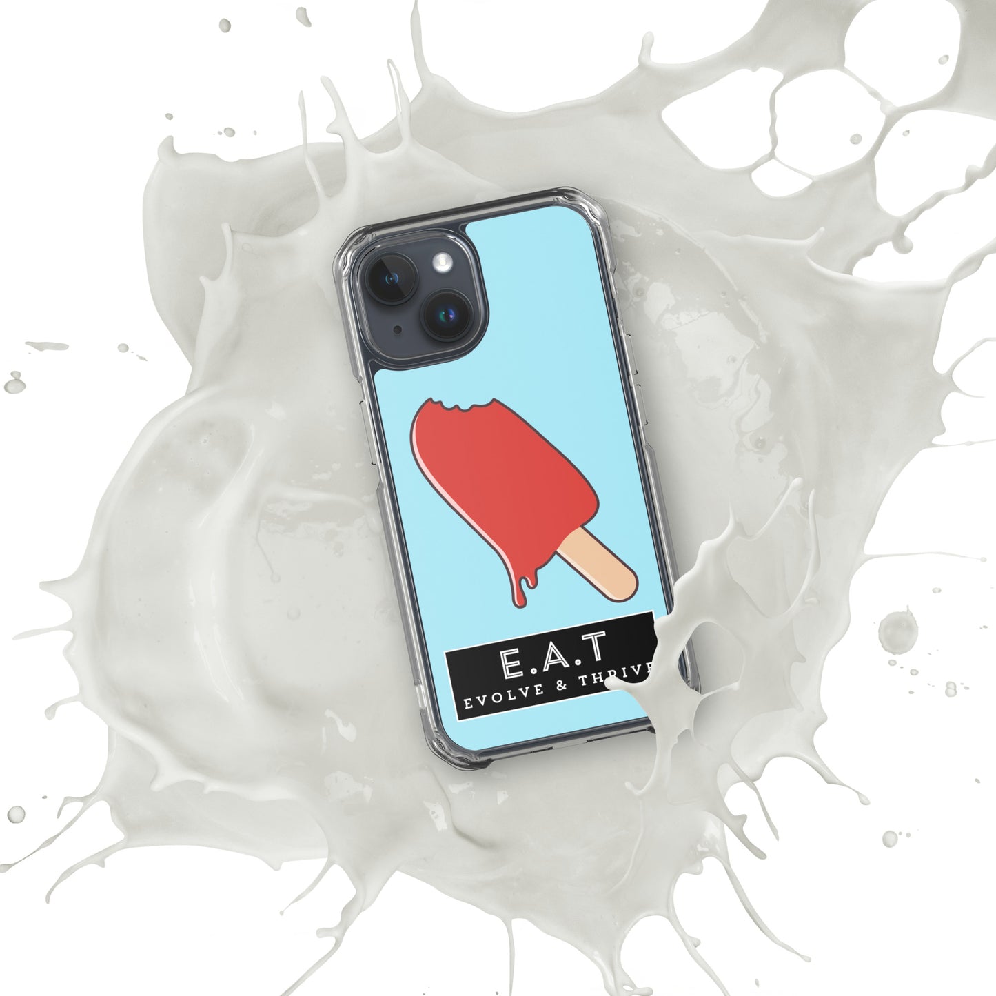 E.A.T Blizzard Blue Clear Case for iPhone®