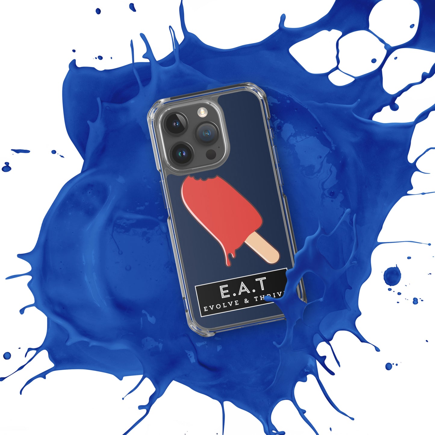 E.A.T Navy Clear Case for iPhone®