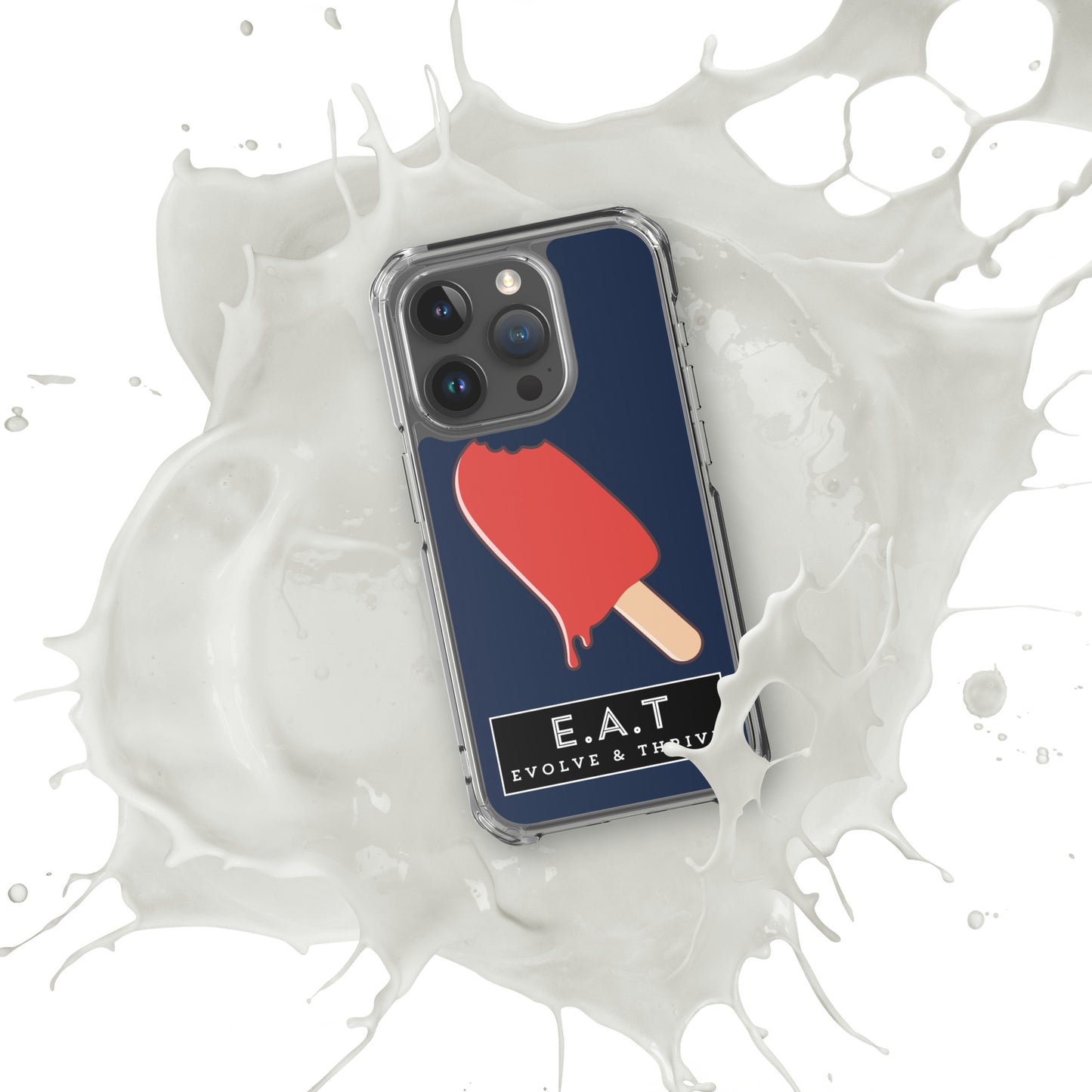 E.A.T Navy Clear Case for iPhone®