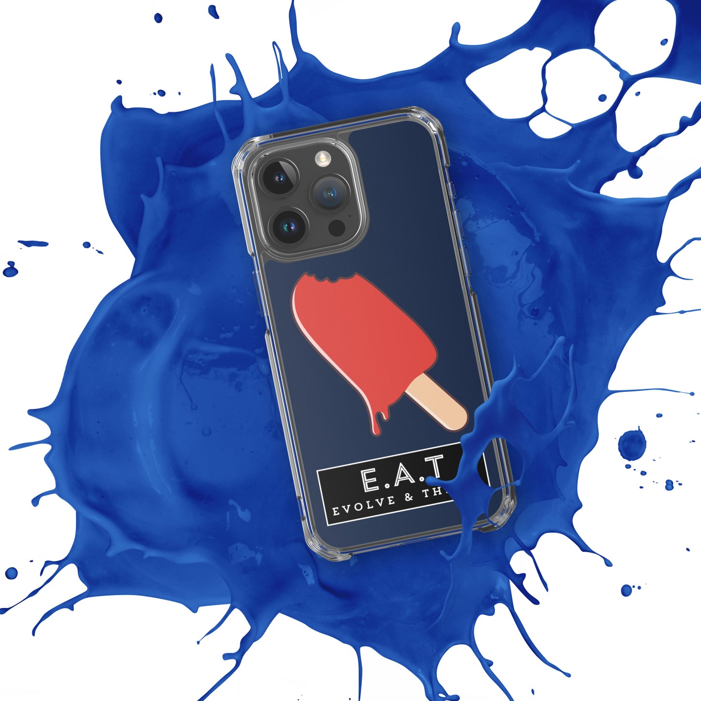 E.A.T Navy Clear Case for iPhone®