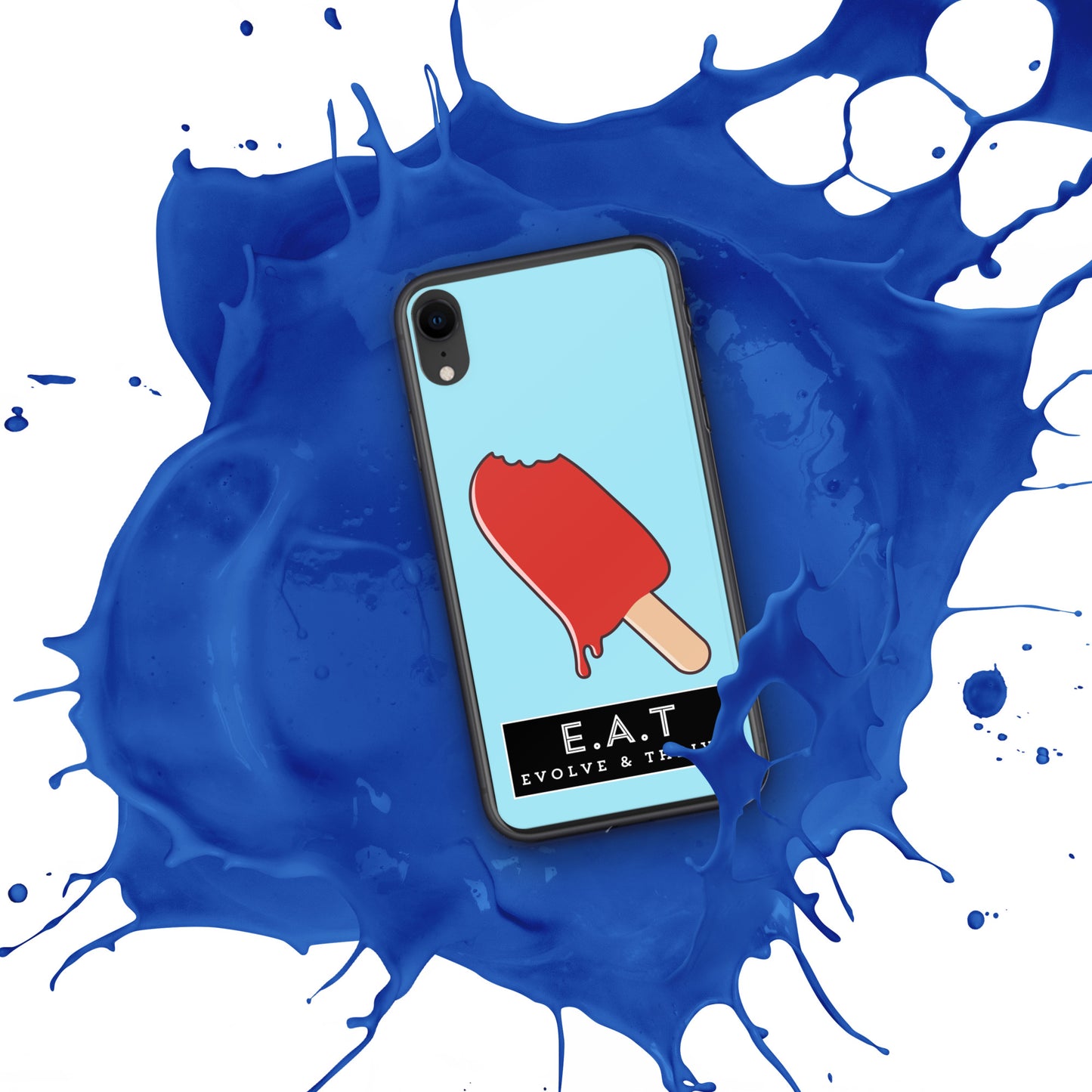 E.A.T Blizzard Blue Clear Case for iPhone®