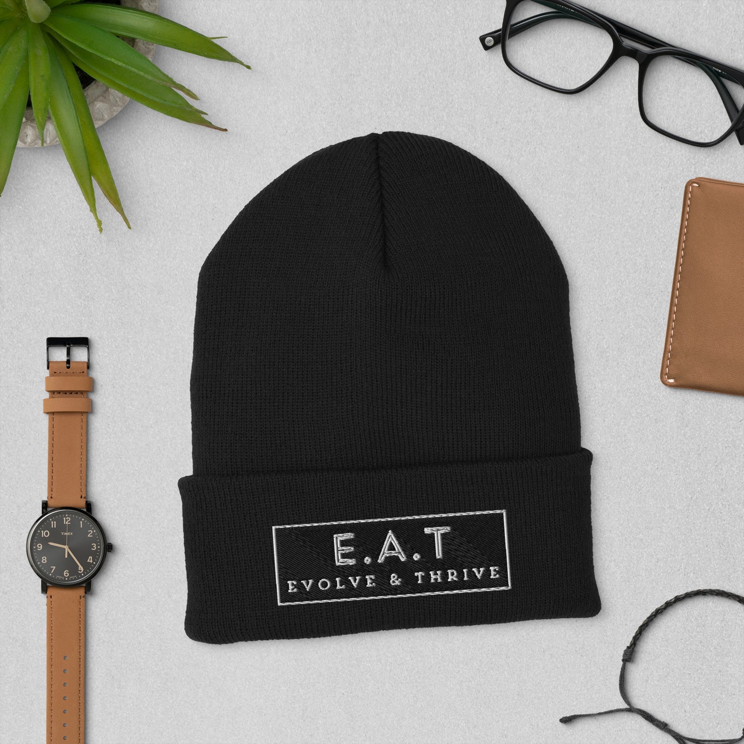 E.A.T Cuffed Beanie