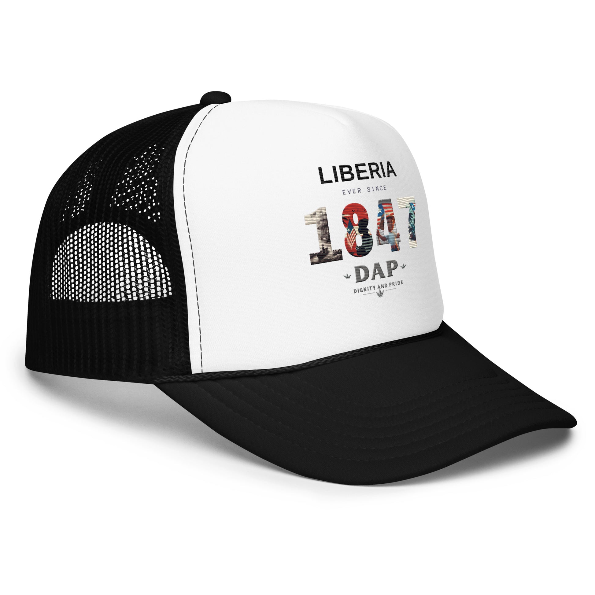 Liberia 1847 Foam trucker hat - Another Bodega