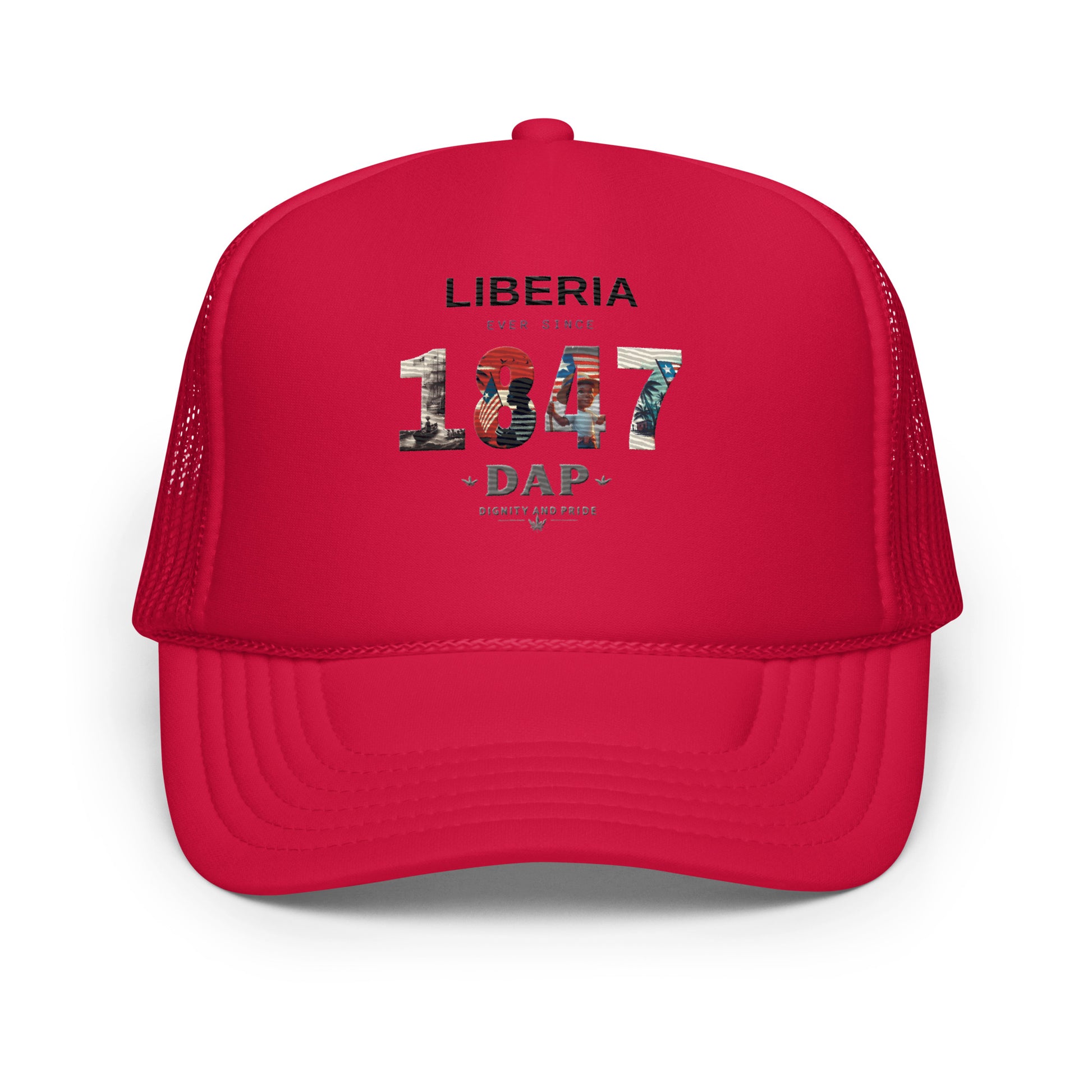 Liberia 1847 Foam trucker hat - Another Bodega