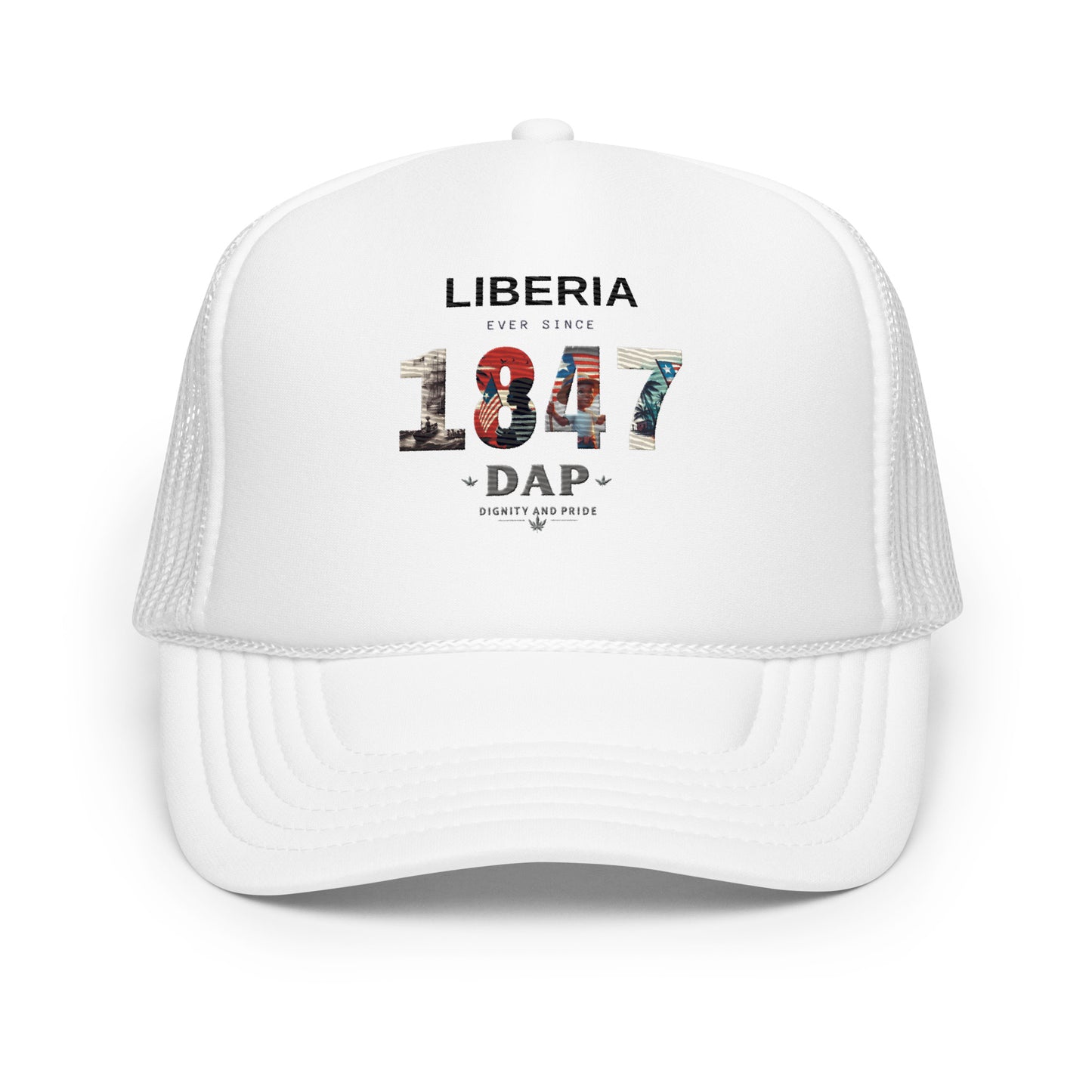 Liberia 1847 Foam trucker hat - Another Bodega