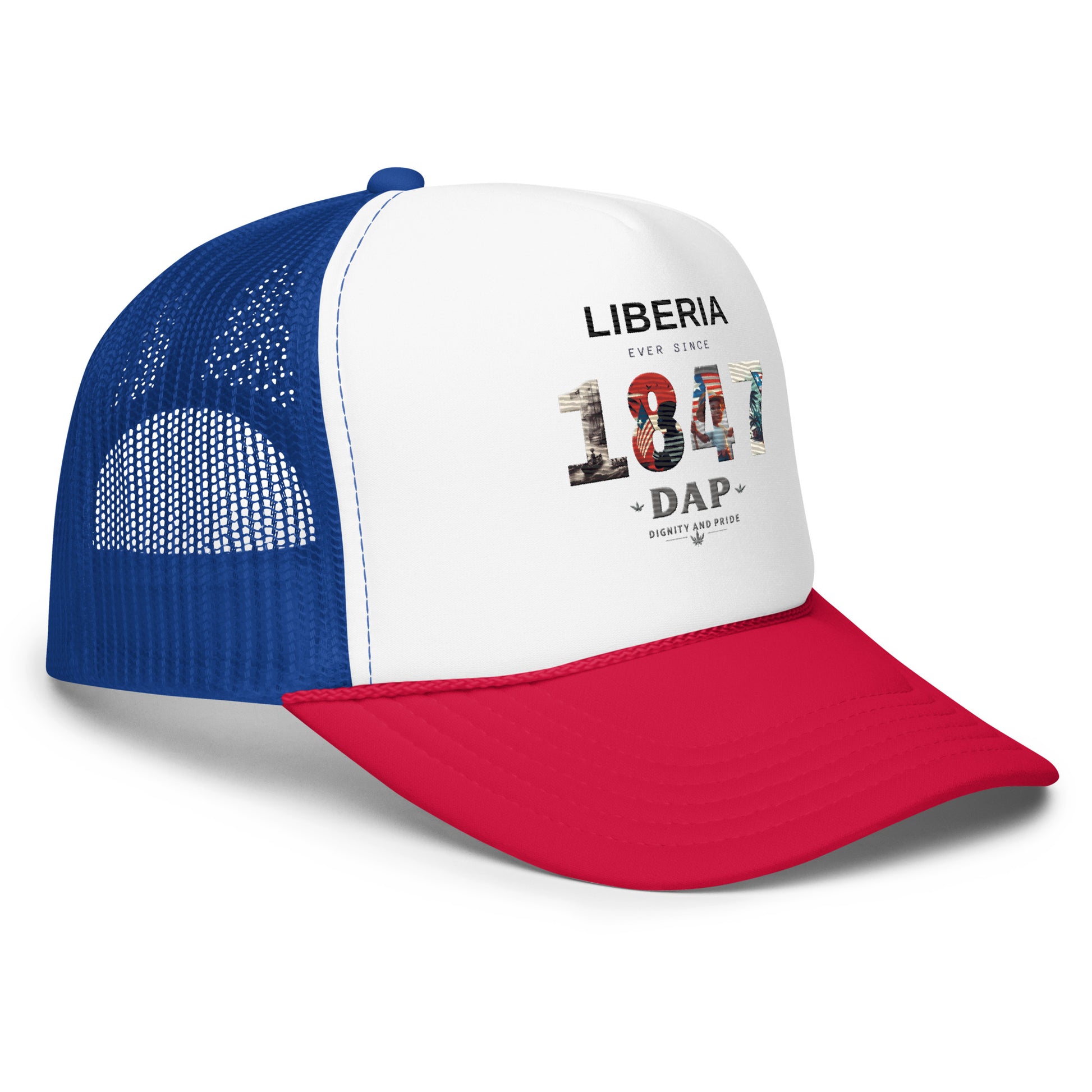 Liberia 1847 Foam trucker hat - Another Bodega