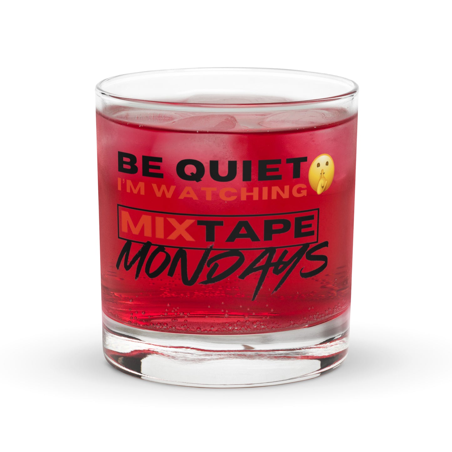 Mixtape Mondays Rocks Glass