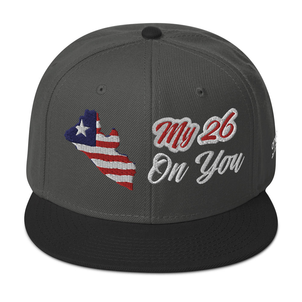 My 26 On You Snapback Hat - Another Bodega