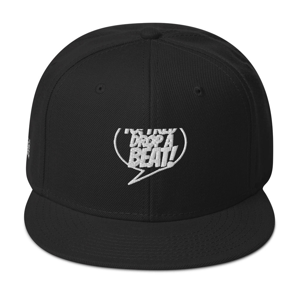 Yo! Fred Drop A Beat Snapback Hat Embroidery