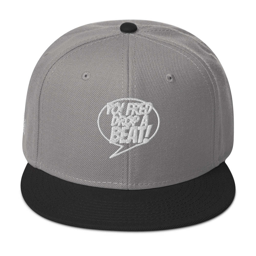 Yo! Fred Drop A Beat Snapback Hat Embroidery