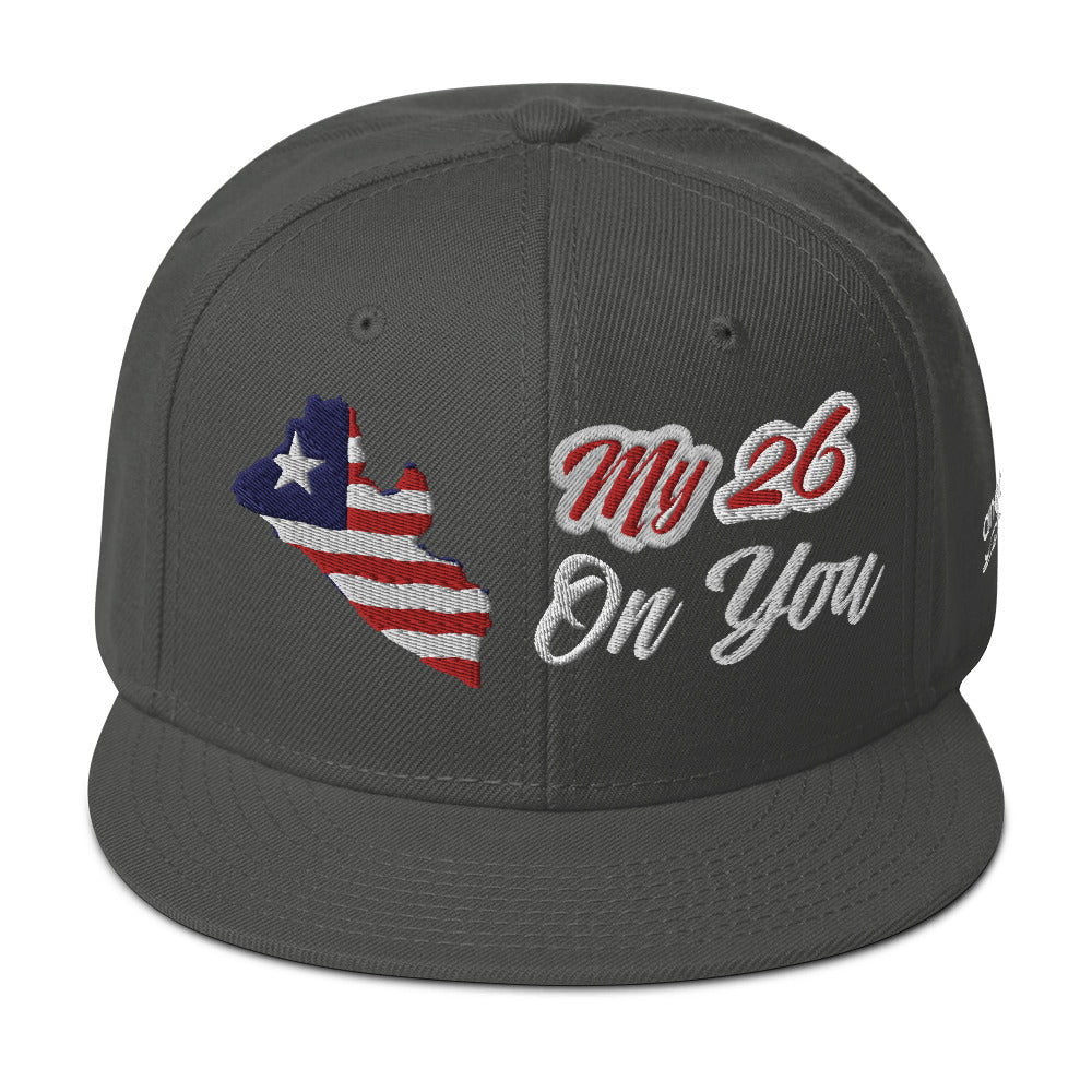 My 26 On You Snapback Hat - Another Bodega