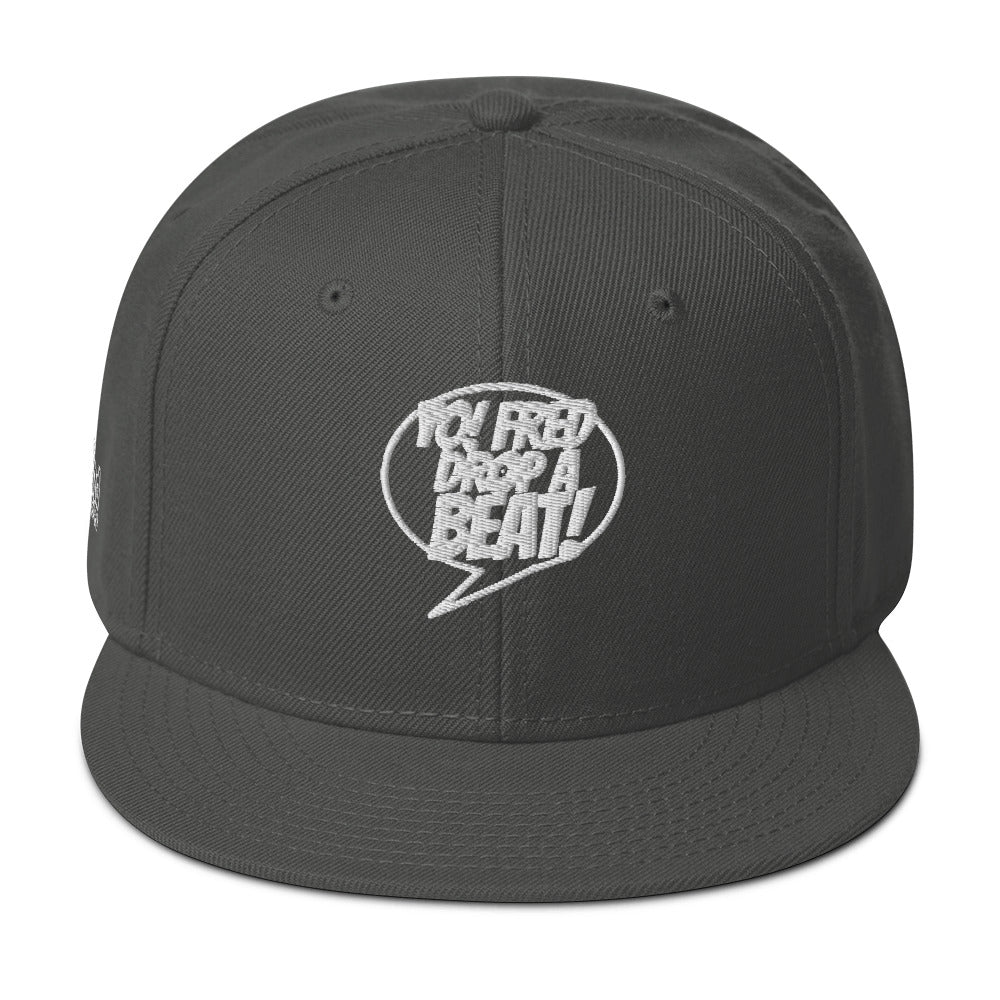 Yo! Fred Drop A Beat Snapback Hat Embroidery