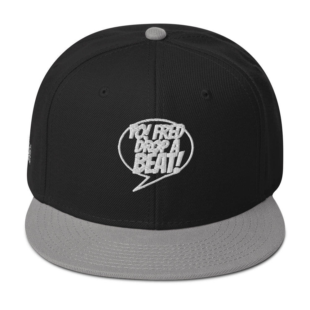 Yo! Fred Drop A Beat Snapback Hat Embroidery