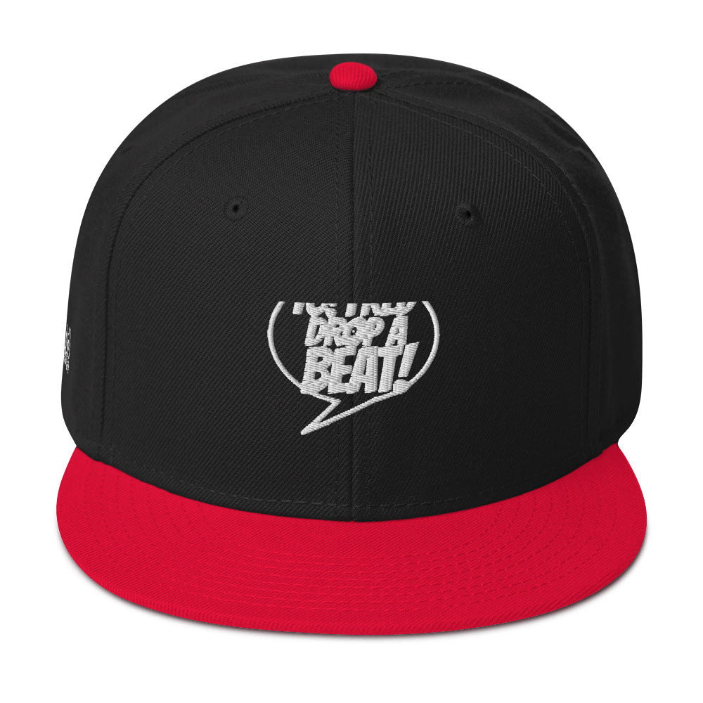 Yo! Fred Drop A Beat Snapback Hat Embroidery