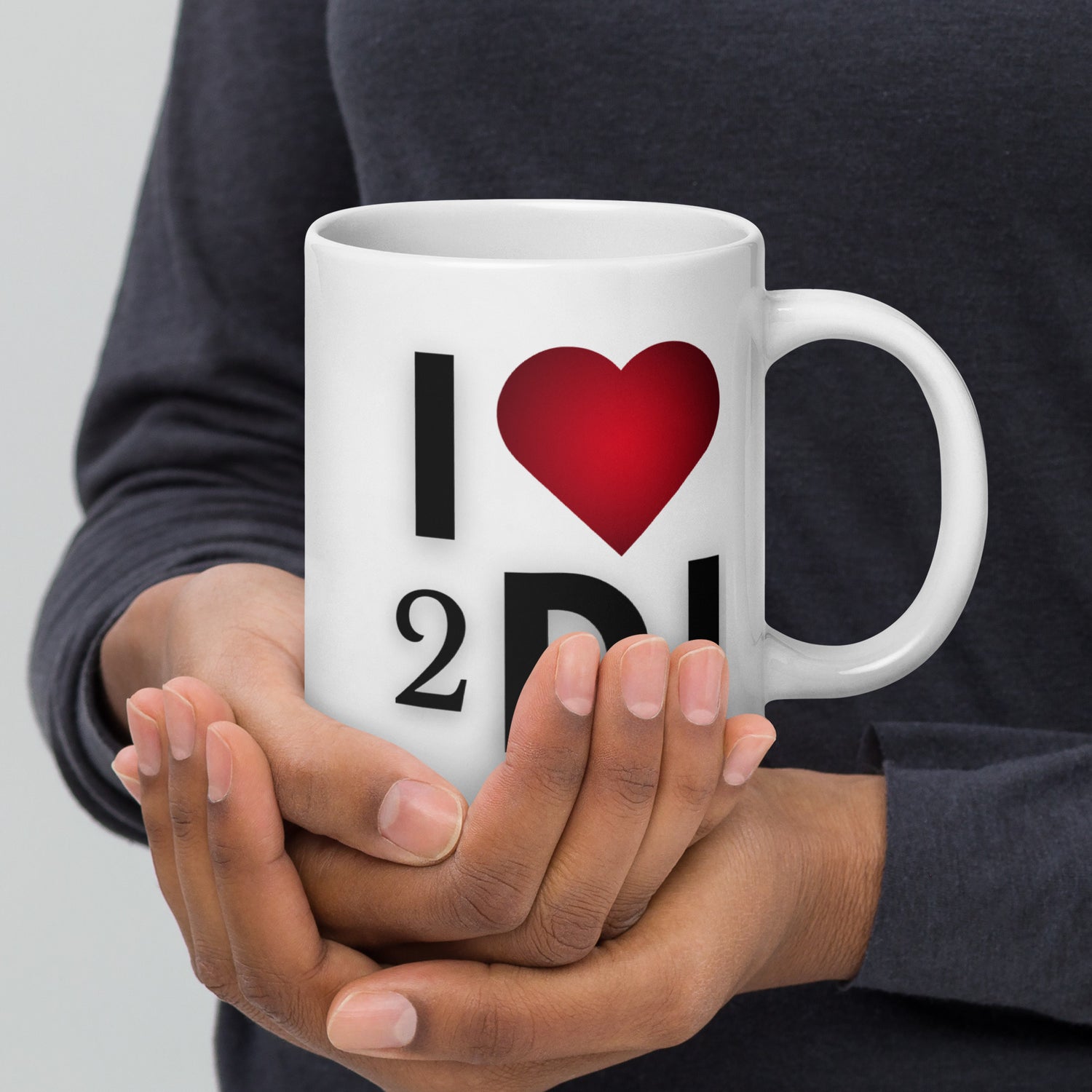I Love 2 DJ White glossy Mug - Another Bodega